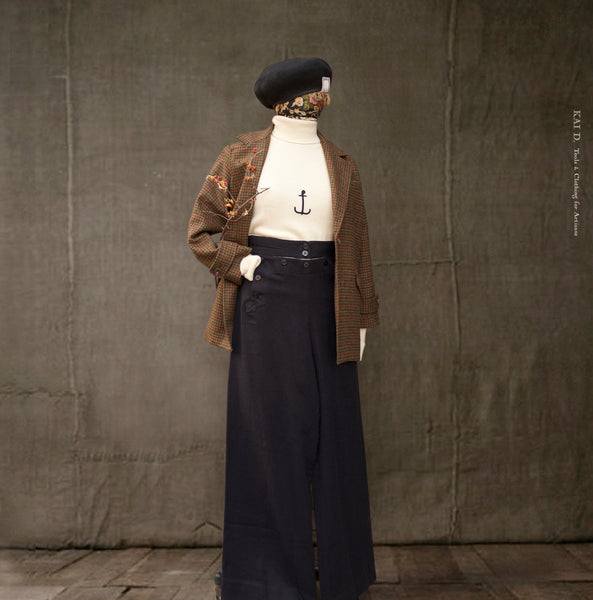 Diana Blazer - Houndstooth Tweed - XS