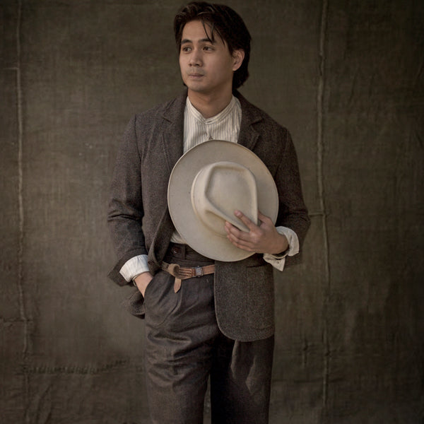 Shoemaker's Jacket - Brown Herringbone Tweed - M, L