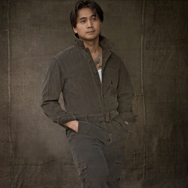 Lindbergh Flight Suit - Garment Dyed Corduroy - S/M