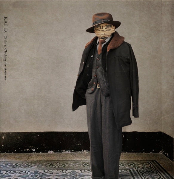 Mackinaw Shawl Collar Wool Coat - Black - M, L (NO RETURN)