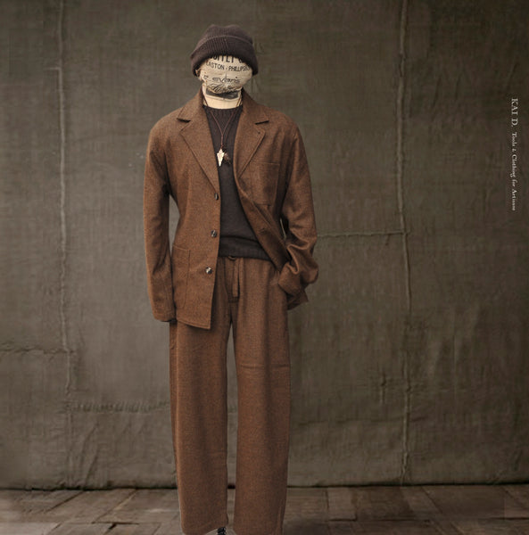 Traveler's Jacket - Chestnut Heather - 48 (NO RETURN)