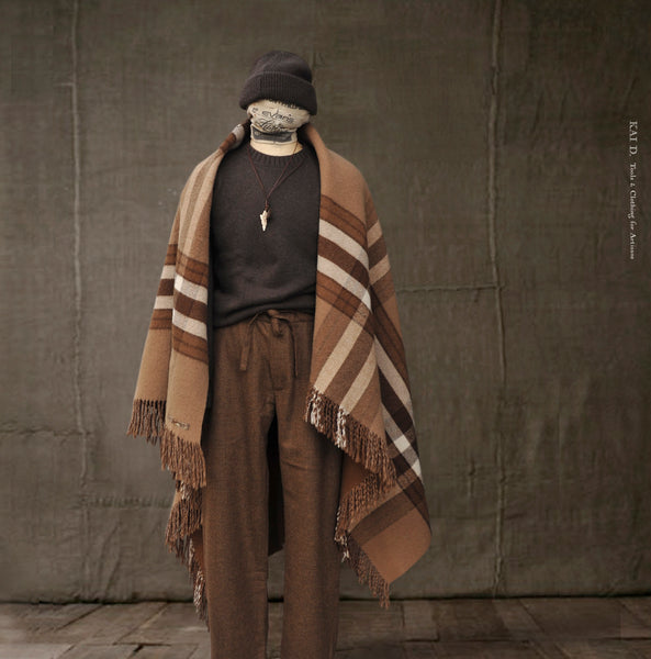 Mongolian Yak Wool Sweater - Walnut Brown - S, M, XL