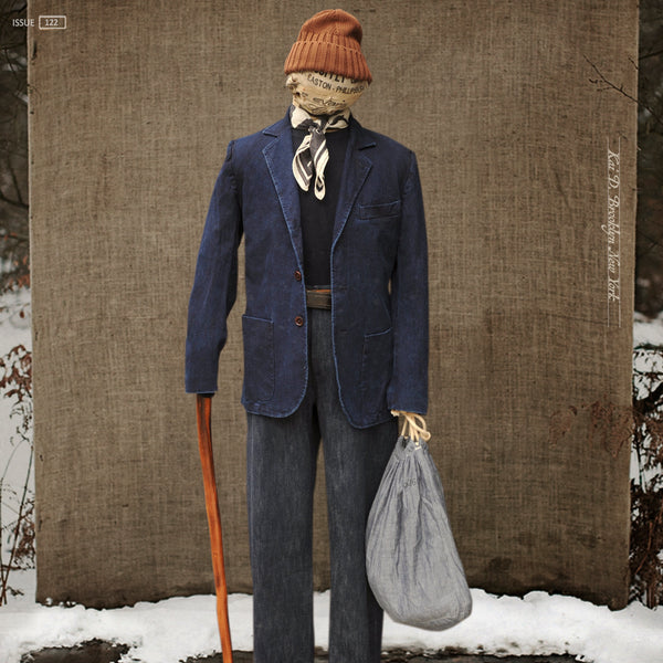 Shoemaker's Jacket - Pique Indigo  - S, M, L