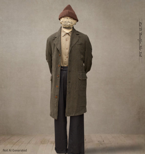 Shelby Coat - Aged Linen - M, L, XL (NO RETURN)