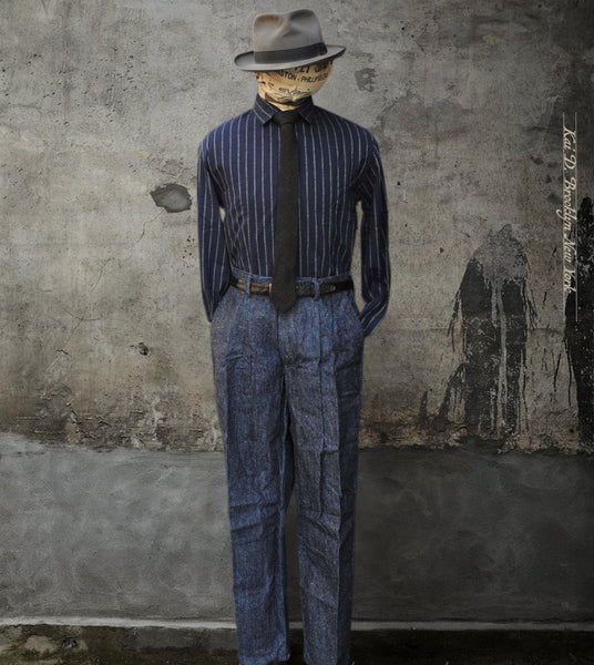 Delancey Shirt - Blue Twin Stripe - S, L, XL