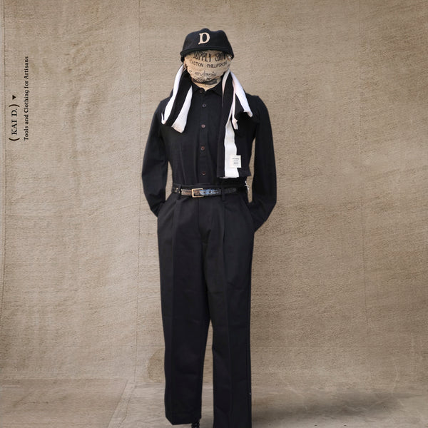 Sheffield Trousers - Navy Twill - M, L