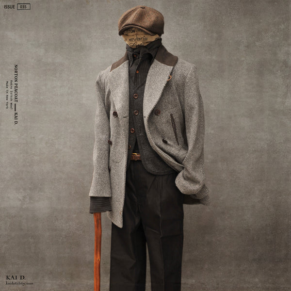 Norton Peacoat -Soft Retro Wool - M (NO RETURN)