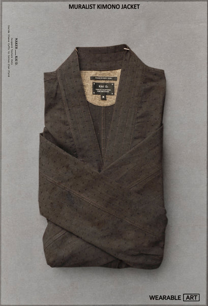 Muralist Kimono Jacket - Jacquard Cotton - M, L, XL