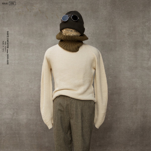 Santi Sweater - Baby Alpaca - Cream - 4