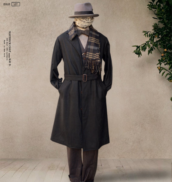 Maverick Trench - Black - S, M, L, XL (NO RETURN)