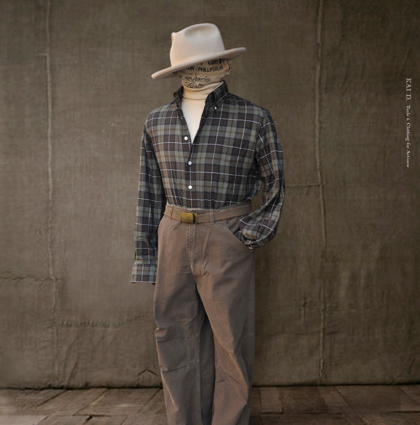 Tartan Shirt - Green - L