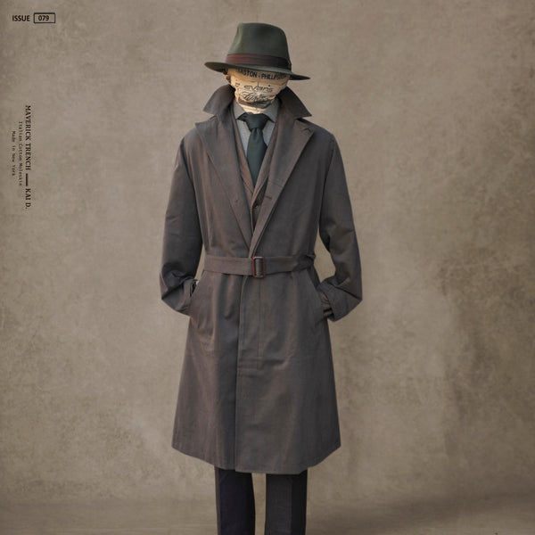 Maverick Trench - Italian Moleskin - S, M (NO RETURN)