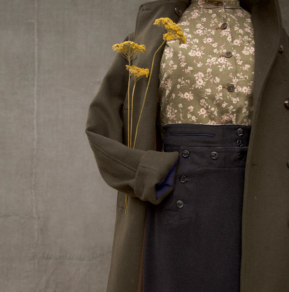 Keaton Trench Coat - Heavy Wool Cashmere -  M, L