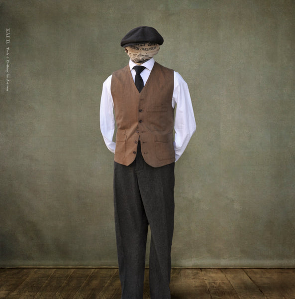 Shoemaker's Vest - French Linen - S, M, L, XL, XXL
