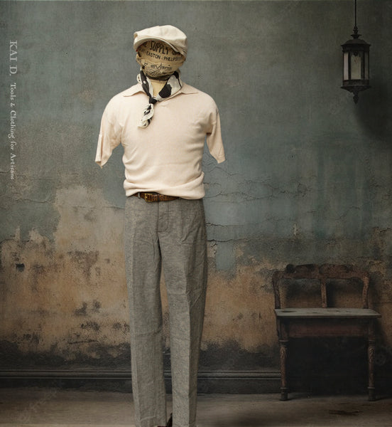 Perlman Polo - Cotton Cashmere - Natural - L