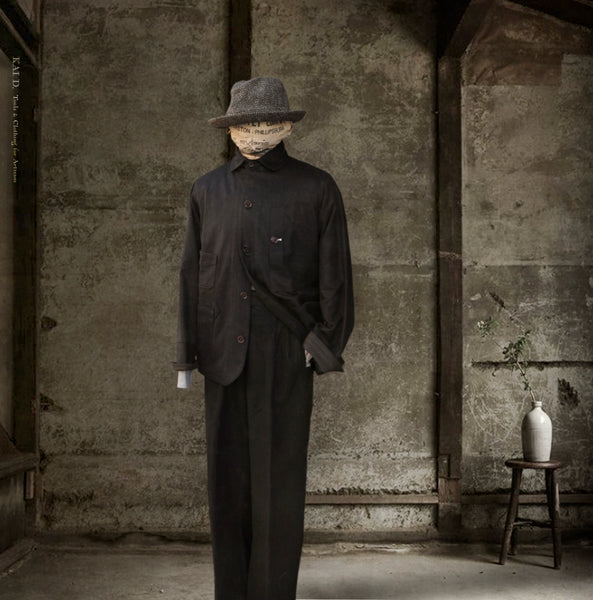 Degas Work Jacket - Wool Cashmere - Black - M, L, XL, XXL (NO RETURN)