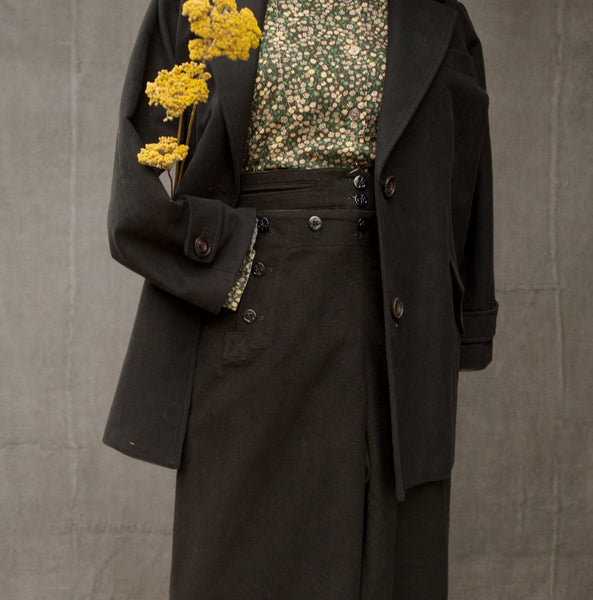 Diana Blazer - Black Moleskin - XS, S, M