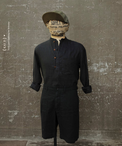 Okada Pop Over Shirt - Black  - M, L