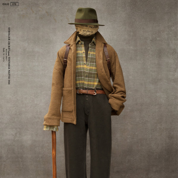 Vintage Feel Green/Yellow Plaid Shirt - 43 (NO RETURN)