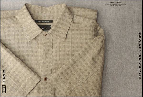 Dimensional Cotton Cassady shirt  - M, L, XL