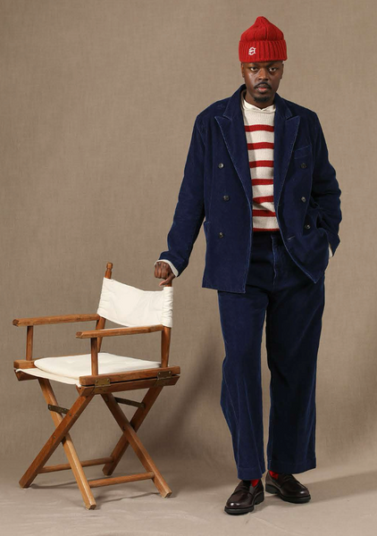 Dover Double Blazer - Indigo Corduroy - 48(M), 50(L), 52(XL)