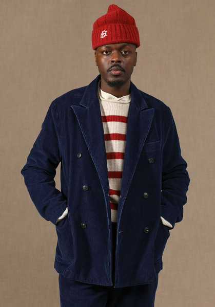 Dover Double Blazer - Indigo Corduroy - 48(M), 50(L), 52(XL)