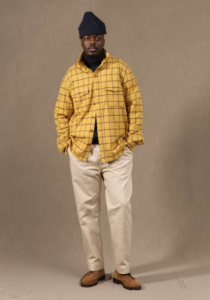 Moab Over Shirt - Washed Flannel - Yellow Check - M, L, XL