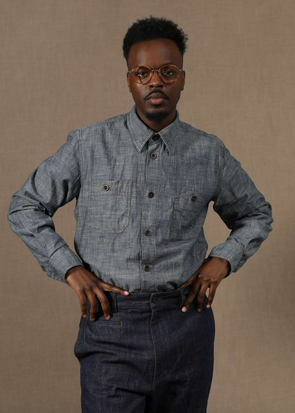 Kodiak Over Shirt - Washed Chambray - M, L, XL