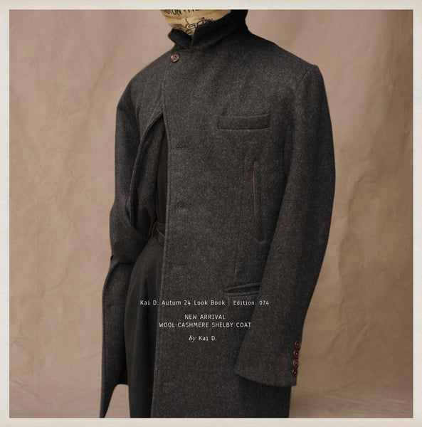 Wool Cashmere Shelby Over Coat - L, XL (NO RETURN)