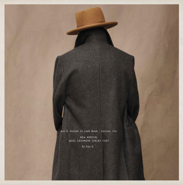 Wool Cashmere Shelby Over Coat - L, XL (NO RETURN)