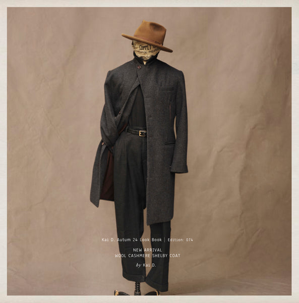 Wool Cashmere Shelby Over Coat - L, XL (NO RETURN)