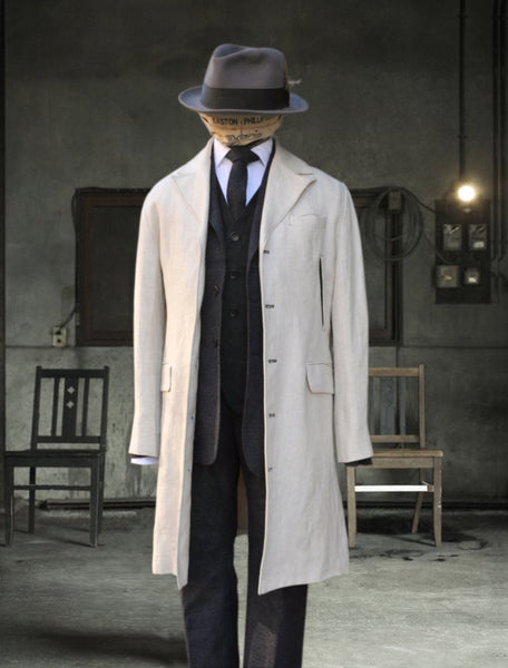 Shelby Coat - Oatmeal Linen - L