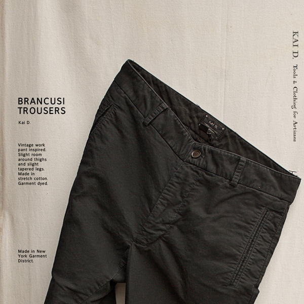 Rugged Brancusi Pants - Stone Washed Stretch Cotton - 30, 32, 34, 38