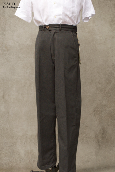 Bedford Cord Wide Cut Trousers - 36