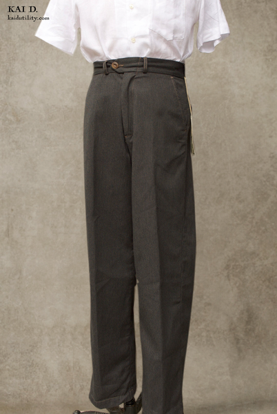Bedford Cord Wide Cut Trousers - 30, 36