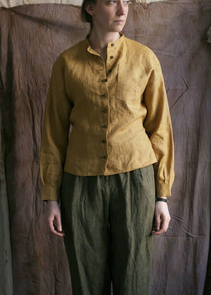Edith Belted Shirt - Pure Linen