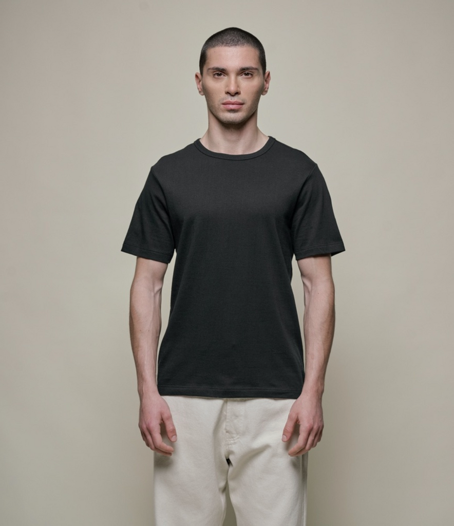 Kai D Utility — 1950s Mens Loopwheel Tee - Black - M, L, XL Kai D Utility — 1950s Mens Loopwheel Tee - Black - M, L, XL
