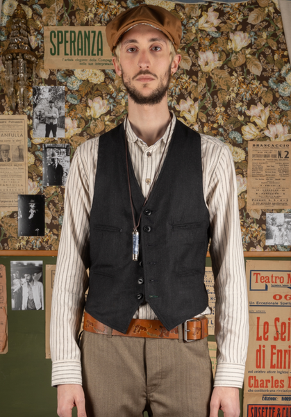 Tony Classic Vest - Crossbred Wool - M, L, XL