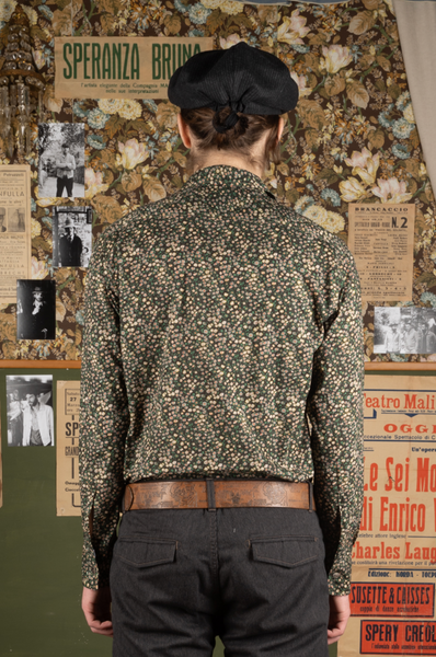 Classic Button Down Shirt - Green Liberty Print - M, L, XL