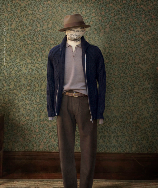 'Steve' Wool Cashmere Zip Jacket - 5 (L)