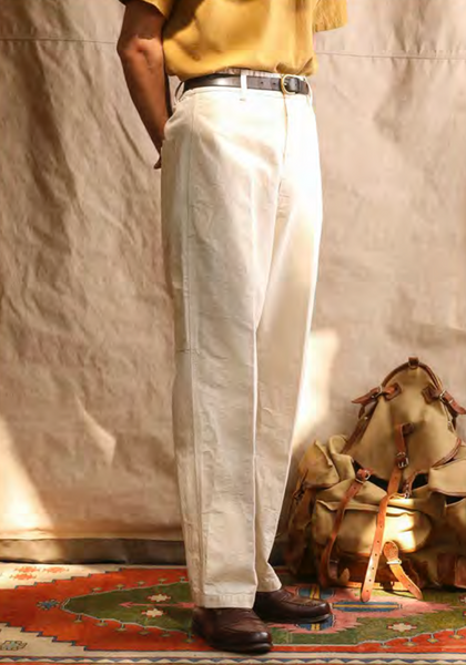 Alcatraz Work Pants - Painter's White Canvas - 48, 50, 52