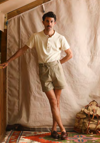 Barrett Shorts - Cotton Gabardine - 48, 52 (Shorter Inseam) (NO RETURN)
