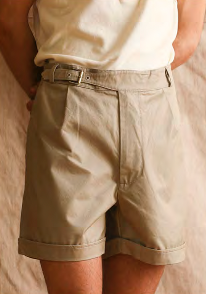 Barrett Shorts - Cotton Gabardine - 48, 52 (Shorter Inseam) (NO RETURN)