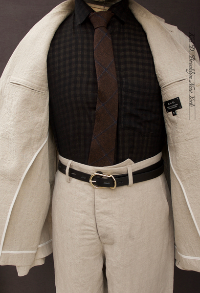 Ginsberg Jacket (Relaxed Cut) - Oatmeal Sabi Linen - M, L, XL