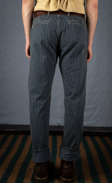 Bologna Slim Cut Trousers - Wabash Stripe - 32, 34