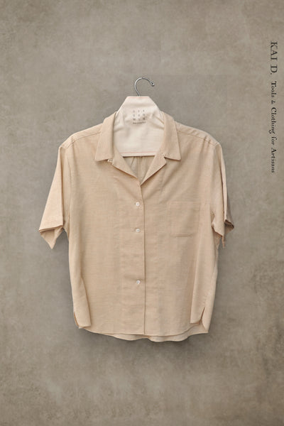 Margaret Shirt - Vintage Cream Artisan twill - XS, S, M