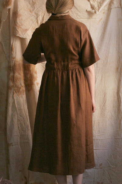 O'Keeffe Dress -Sedona Brown - S, M