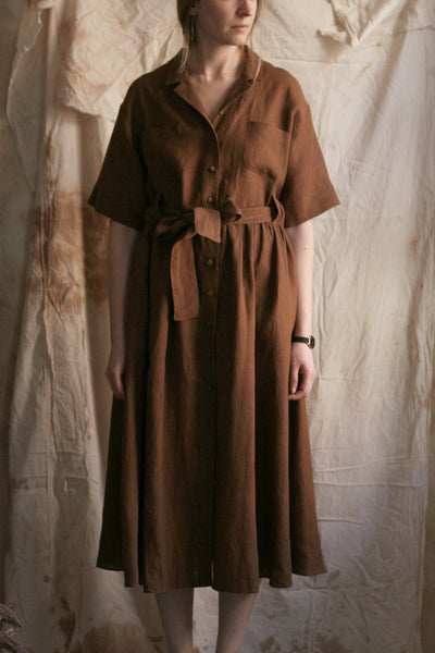 O'Keeffe Dress -Sedona Brown - S, M