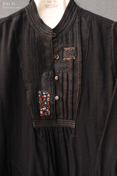 Farmer's Daughter Dress - Boro black - S