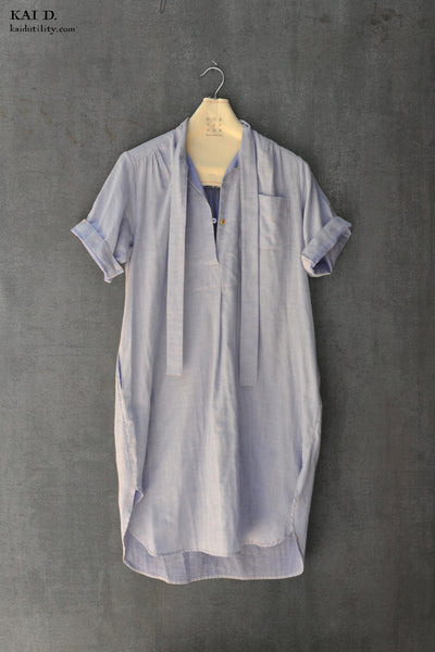 Audrey Dress - Double Gauze Stripe - XS, S, M